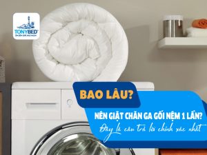 Bao lâu nên vệ sinh chăn ga gối nệm một lần