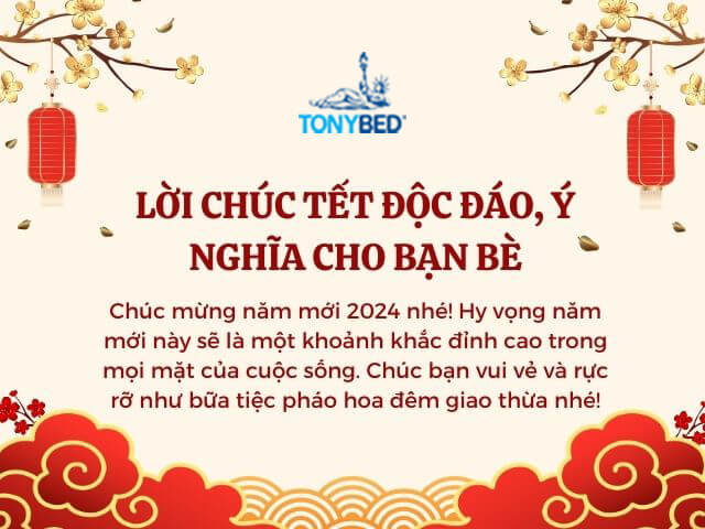 Lời chúc Tết độc đáo dành cho bạn bè