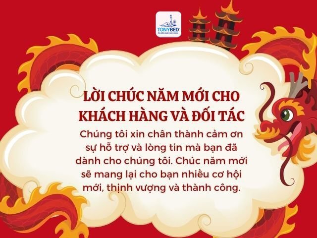 Câu chúc Tết độc đáo và ý nghĩa cho khách hàng và đối tác