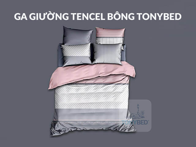 Ga trải giường chất liệu tencel tự nhiên Tonybed