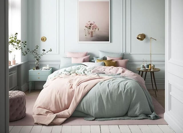 Chọn màu sắc giường ngủ hợp tuổi vợ chồng để thu hút tài lộc