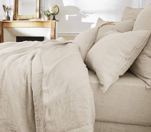 Ga giường linen có độ bền cao, ít nhăn và mang lại cảm giác mát mẻ, thư giãn