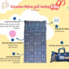Nệm gối Nệm gối cho bé đi học Clio