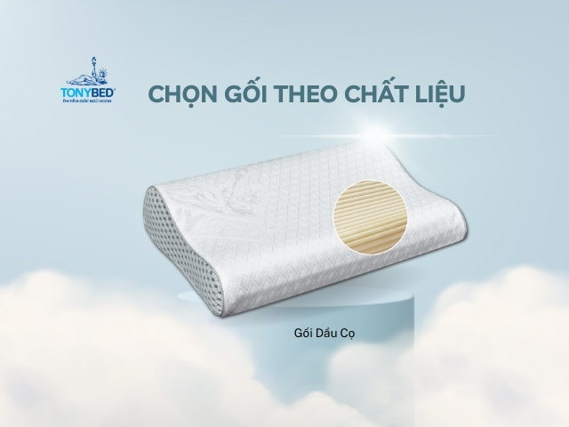 Chon goi theo chat lieu goi cao su dau co