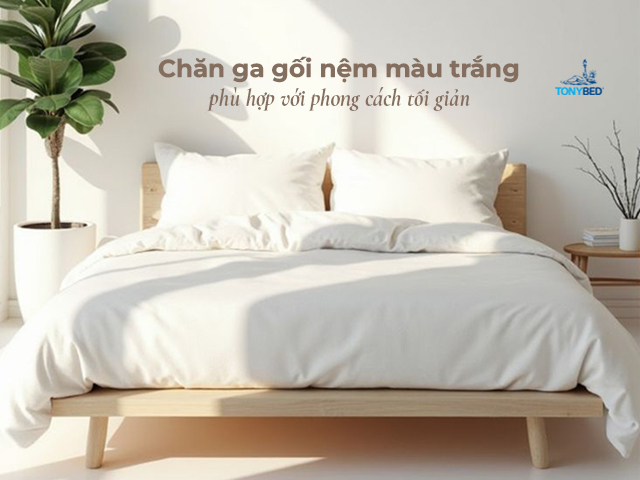 Chan ga goi nem mau trang phu hop voi phong cach toi gian