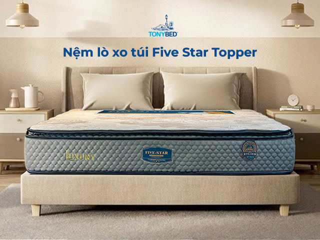 Nem lo xo tui Five Star Topper Tonybed