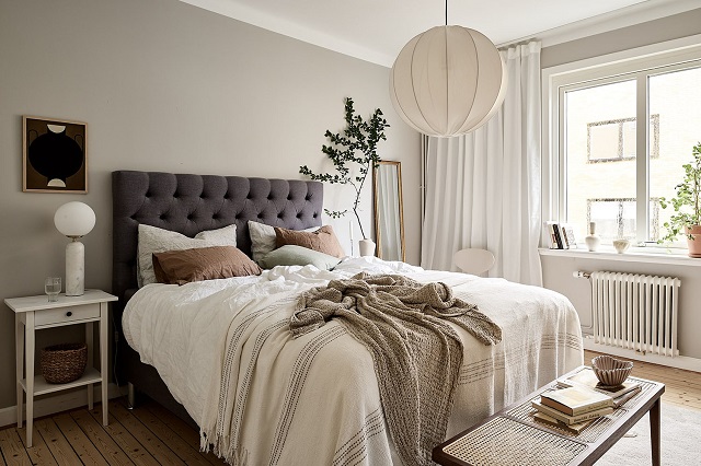 thiết kế phòng ngủ Scandinavian