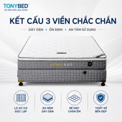 Nệm lò xo túi Five Star 3 viền