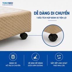 giường divan vải simili