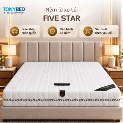 nệm lò xo túi five star