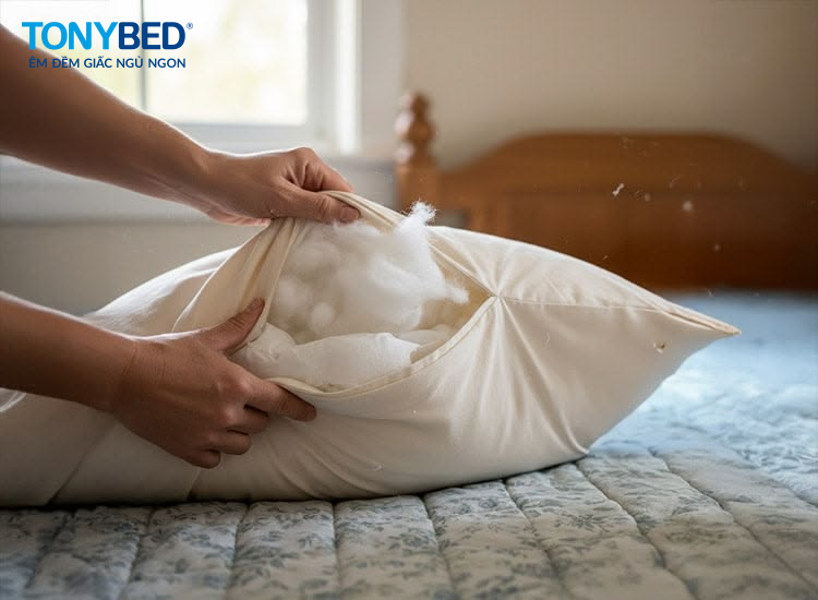 Nhận biết dấu hiệu cần thay gối