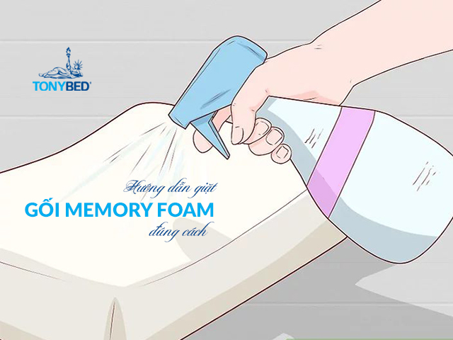 Huong dan giat goi mamory foam dung cach