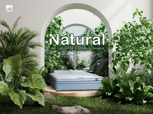 nệm cao su dầu cọ natural, phát minh xanh đến từ tonybed