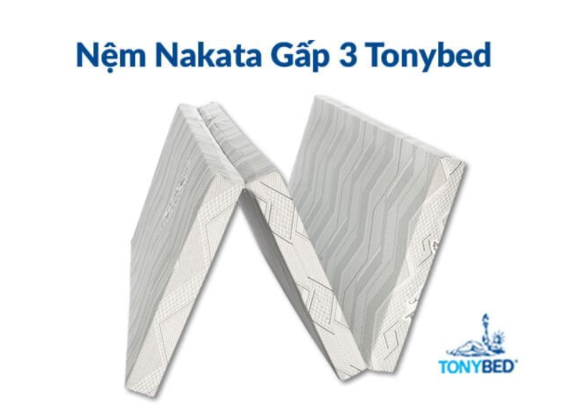 Nệm bông ép gấp 3 Nakata