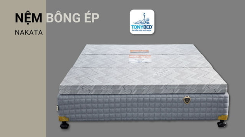 Nệm gấp bông ép 