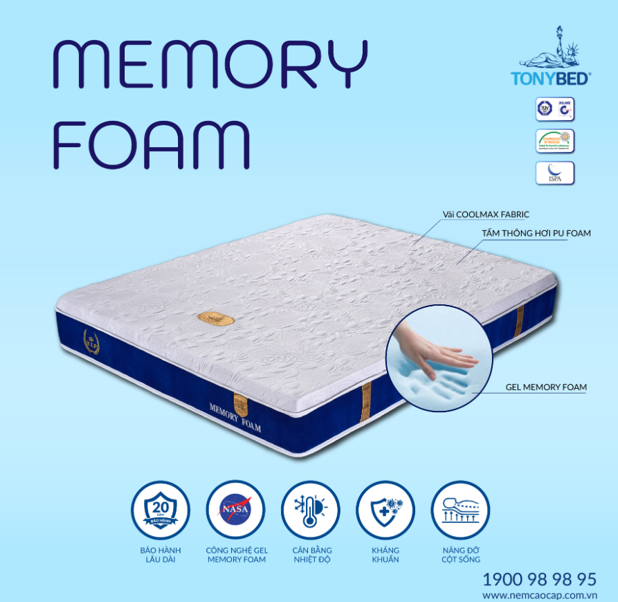 Nệm Memory Foam là gì