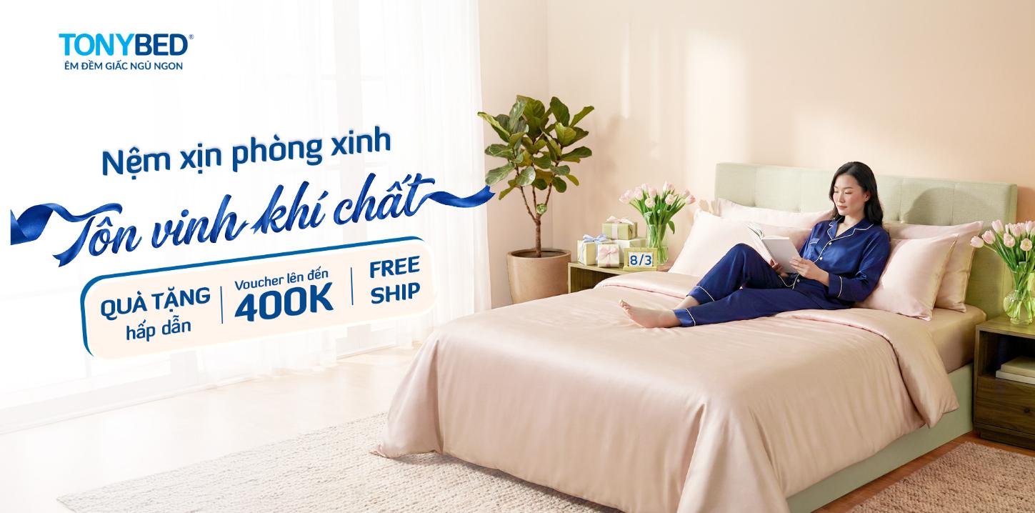 Tonybed là cửa hàng nệm chính hãng, chất lượng hàng đầu