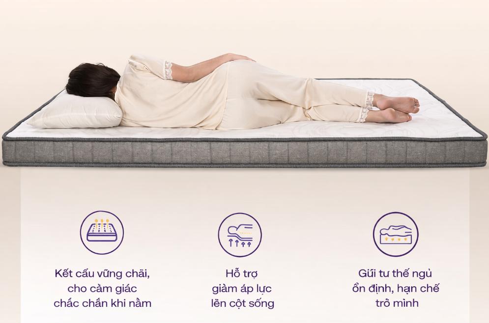 Lựa chọn những chiếc nệm có độ nâng đỡ cơ thể tốt