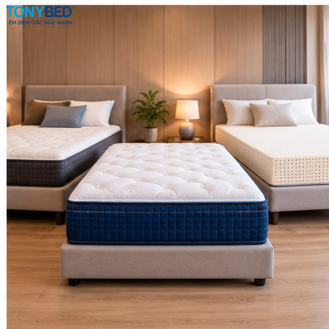Các loại nệm Tonybed cho người nặng cân