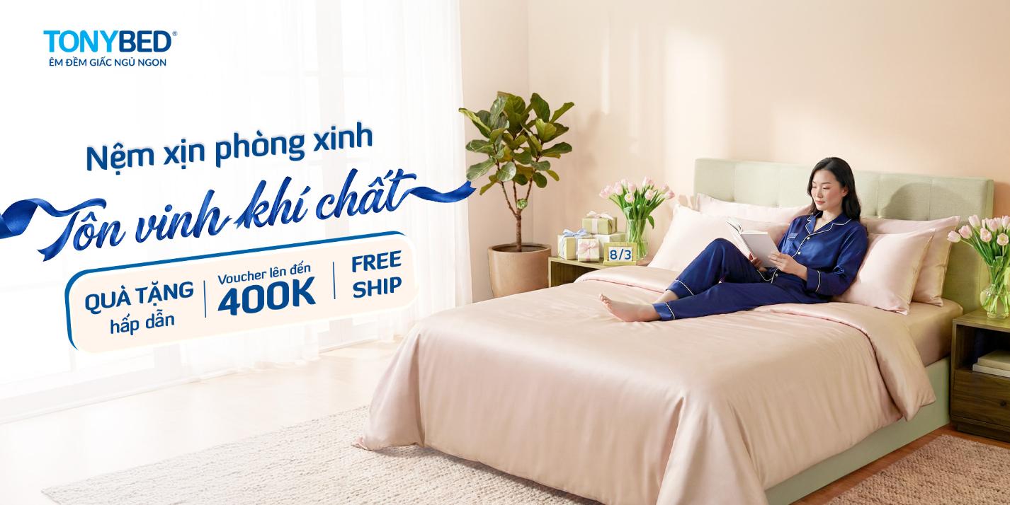 Tonybed cam kết mang đến giấc ngủ êm ái, chất lượng