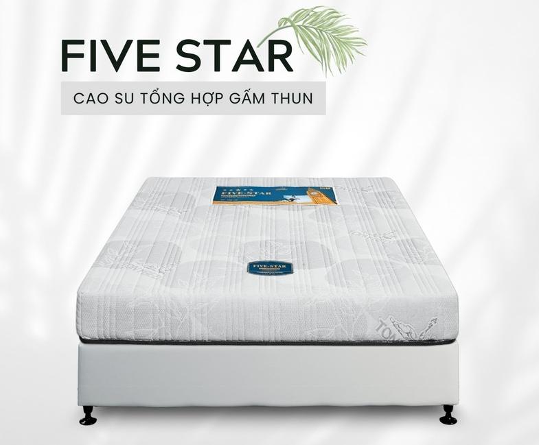 Nệm cao su Five Star Gấm Thun