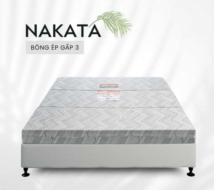Nệm bông ép gấp 3 Nakata