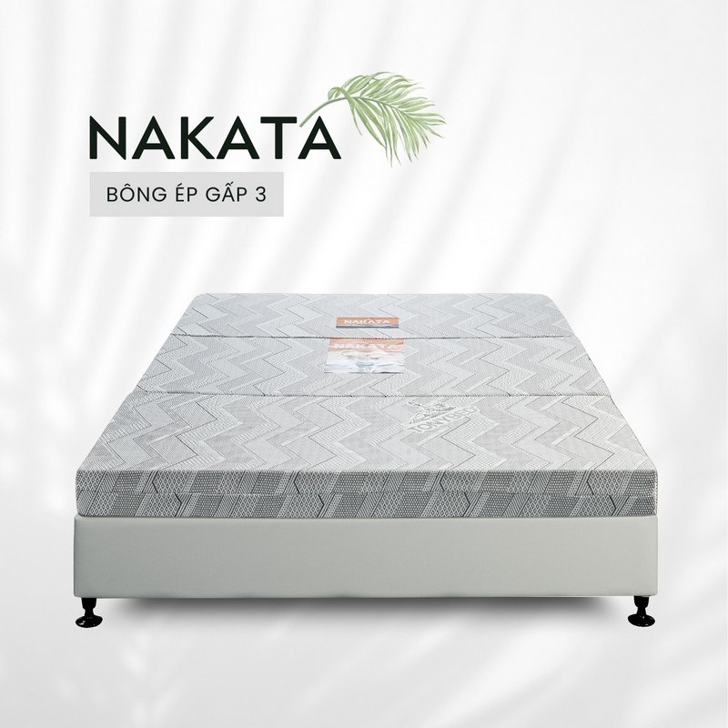Nệm bông ép gấp 3 Nakata