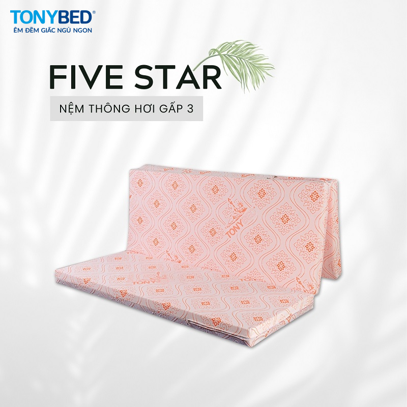Nệm thông hơi gấp 3 Five Star