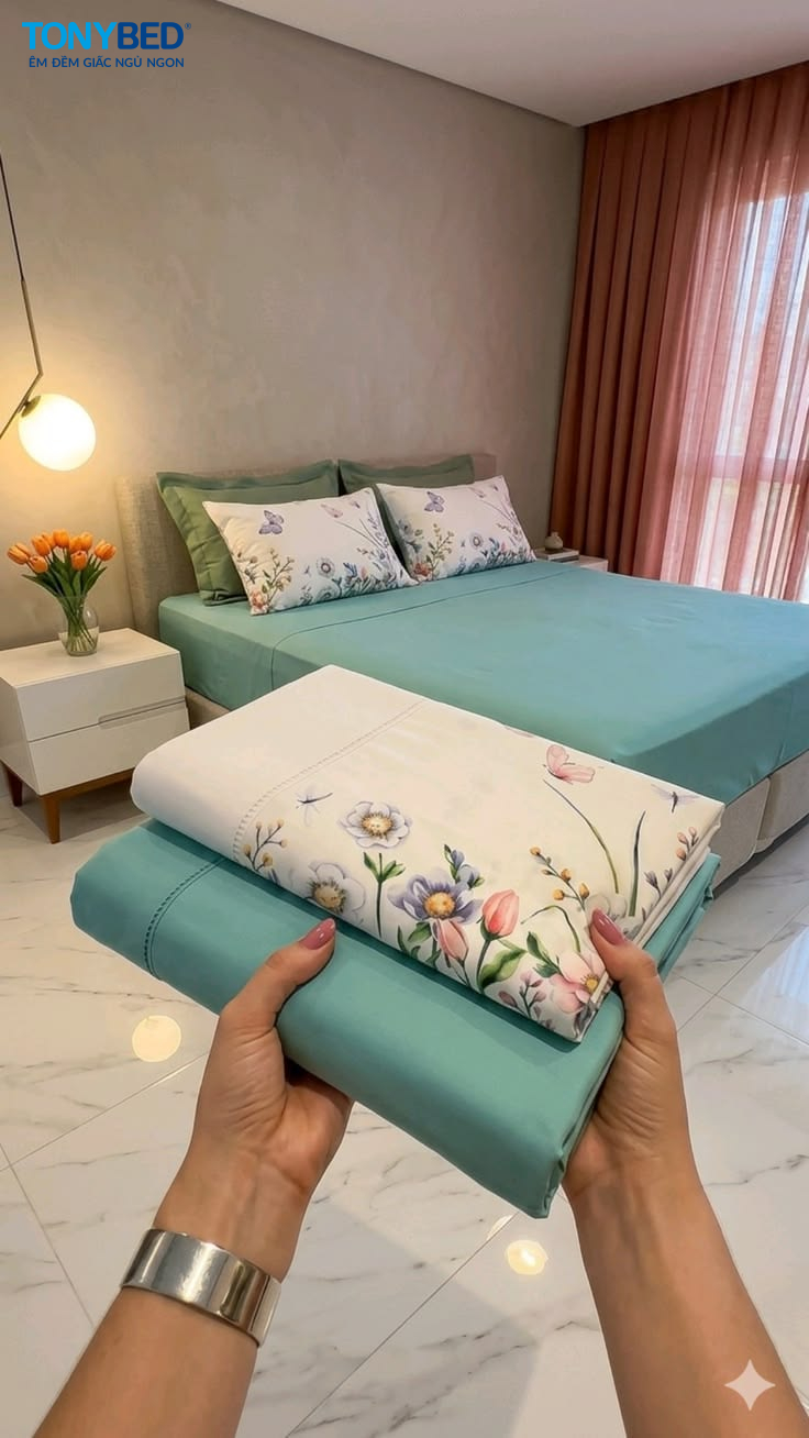 Drap trải giường tencel