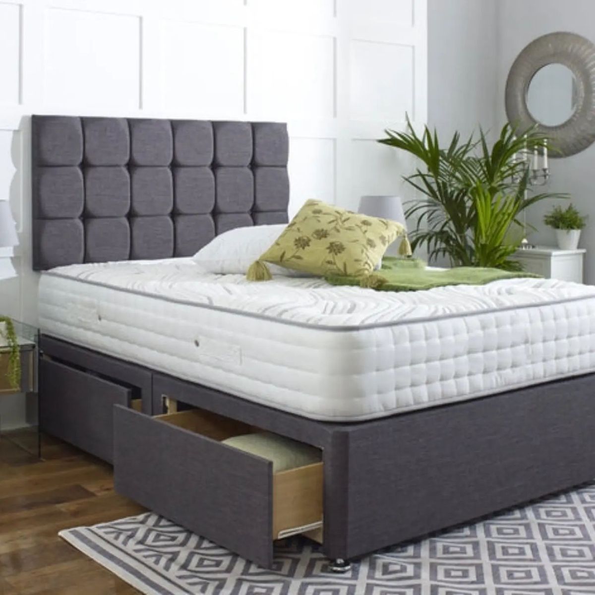 giường divan có hộc tủ tiện lợi