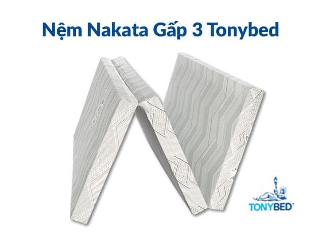 Nệm bông ép gấp 3 Nakata phù hợp với sinh viên
