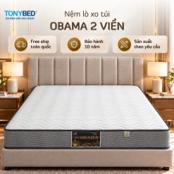 nệm lò xo túi Obama 2 viền