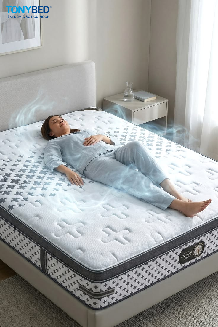 nên nằm nệm cao su tổng hợp hay nệm foam