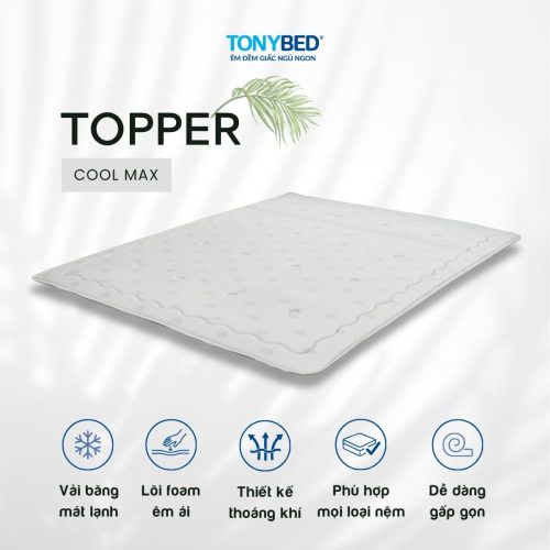 Topper nệm cool max băng lạnh