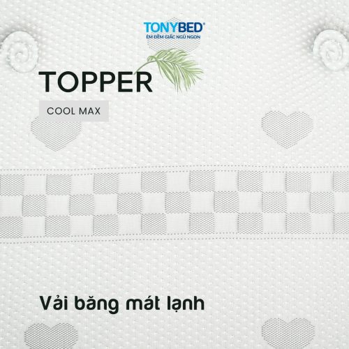 Topper nệm cool max băng lạnh