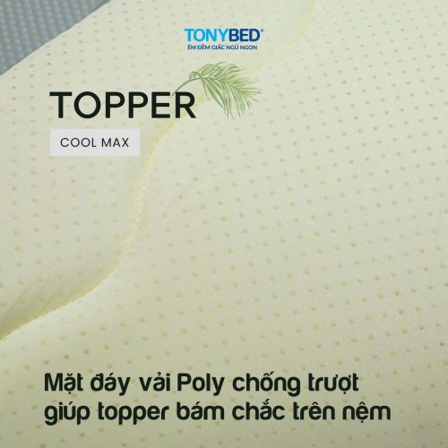Topper nệm cool max băng lạnh