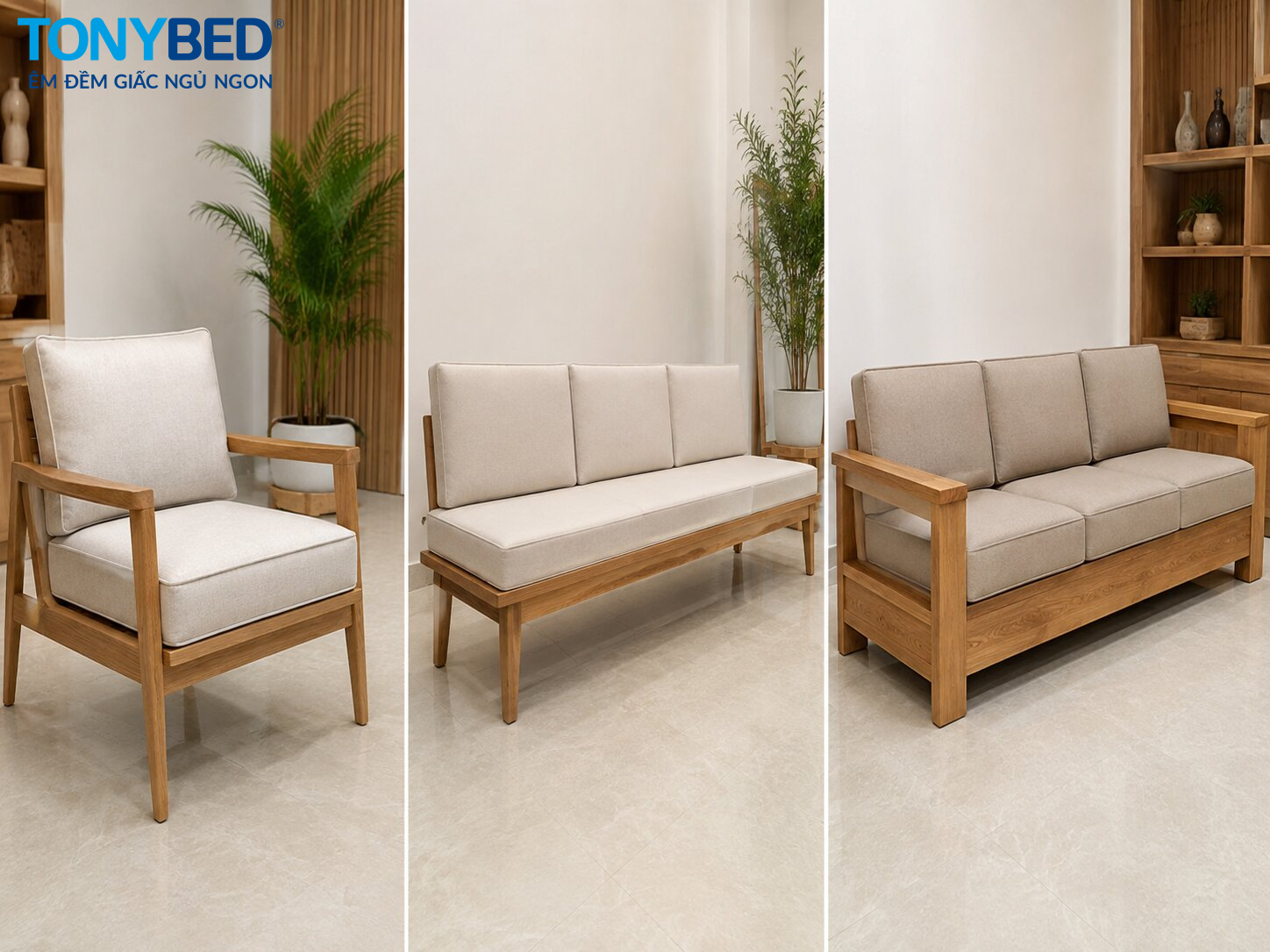 Các loại ghế phù hợp với nệm salon