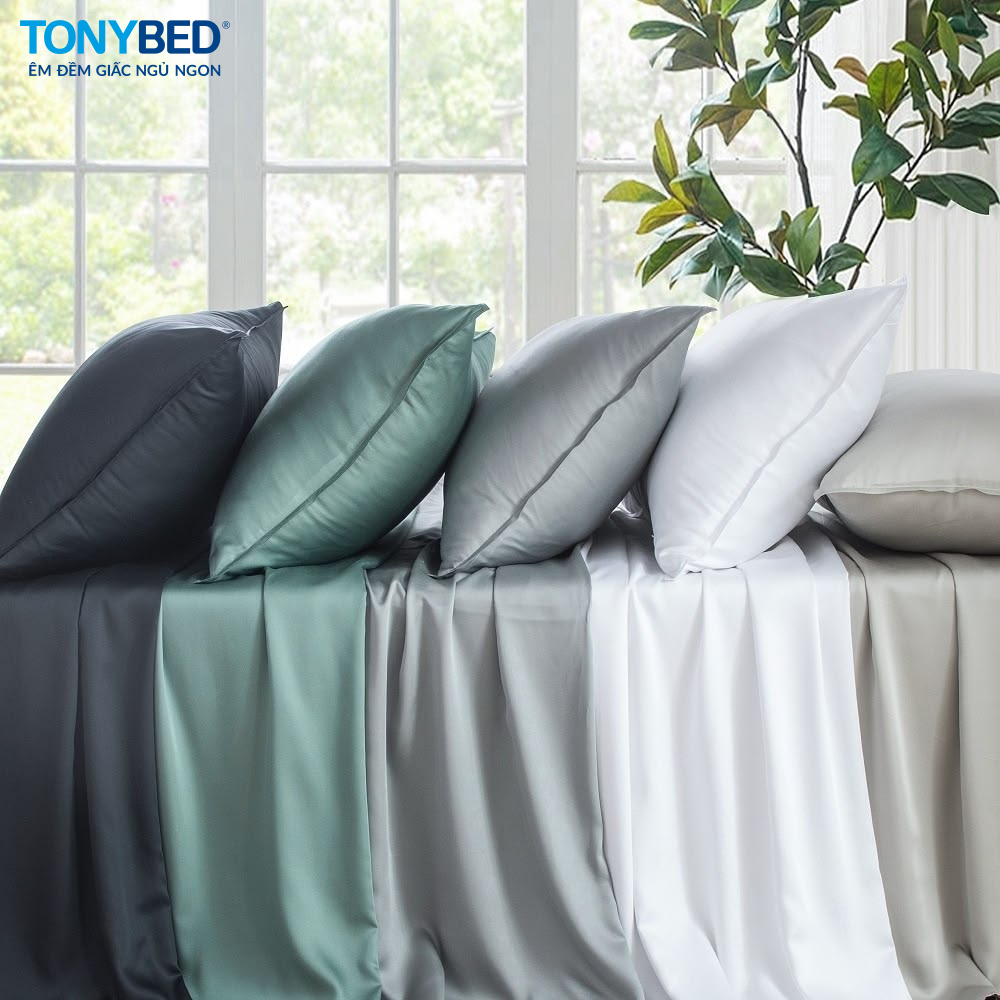 các loại vải ga giường khách sạn cotton cotton pha và sateen