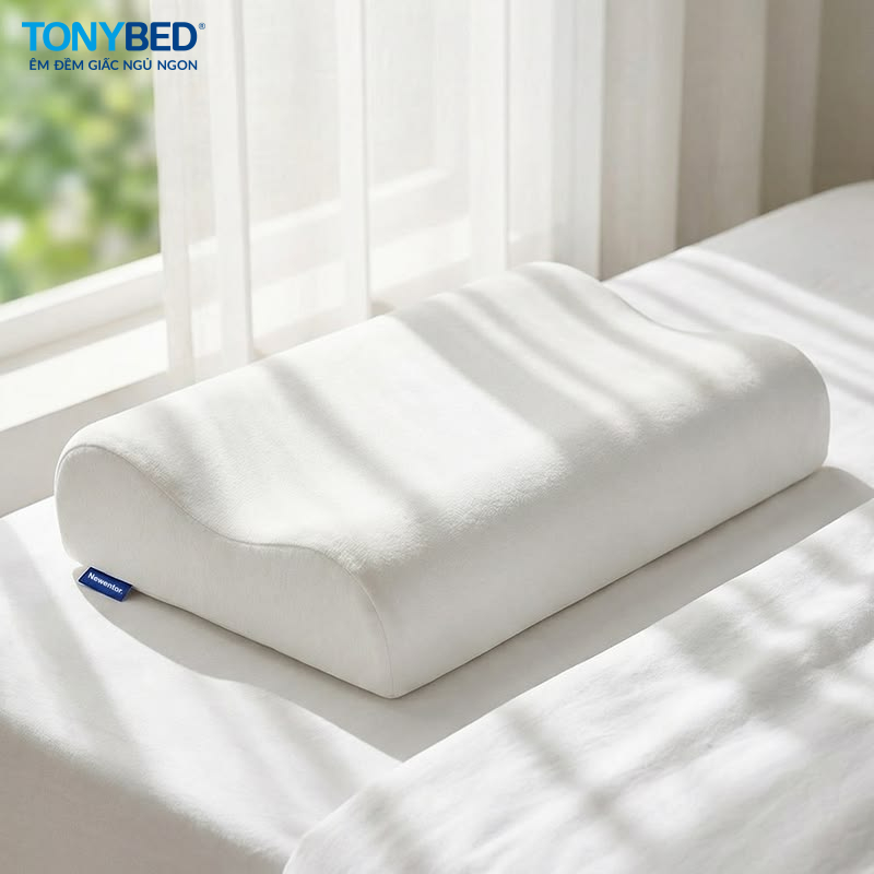 vỏ gối công thái học được làm bằng chất liệu coolmax