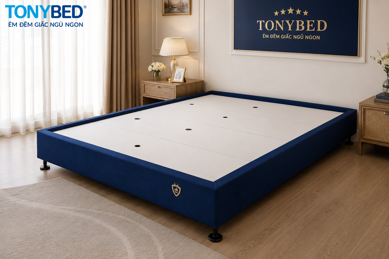 divan là bệ giường đặt bên dưới nệm