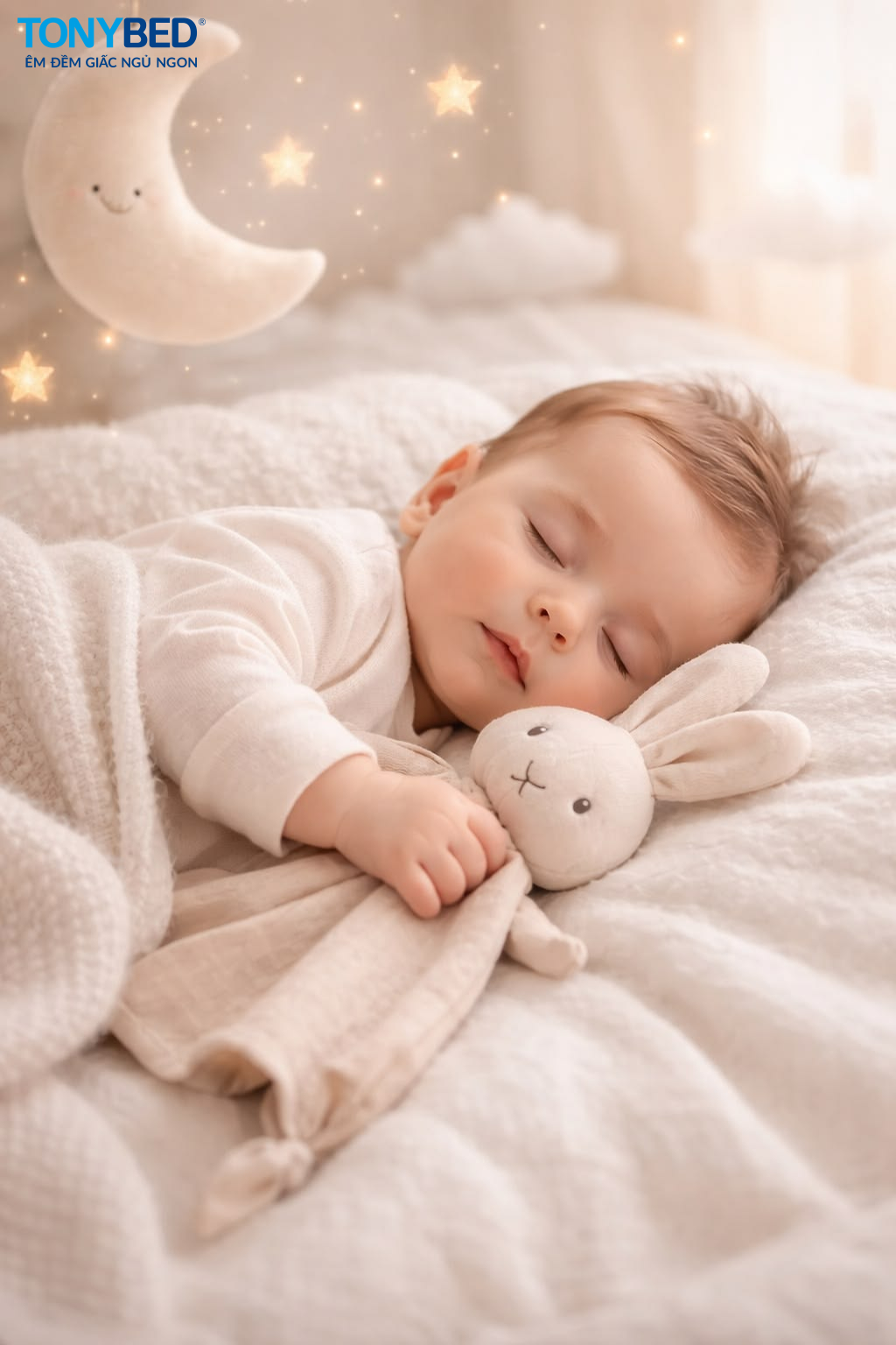 Nằm gối Tonybed giúp trẻ ngủ ngon hơn