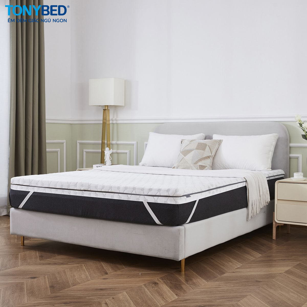 kiểm tra kích thước topper nệm