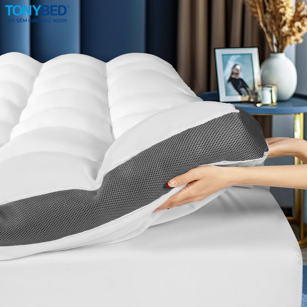 so sánh cấu tạo topper và nệm