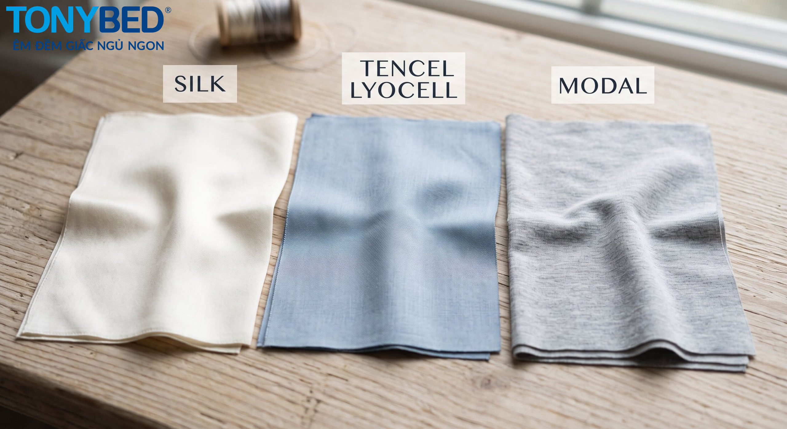so sánh ga lụa Tencel và Modal