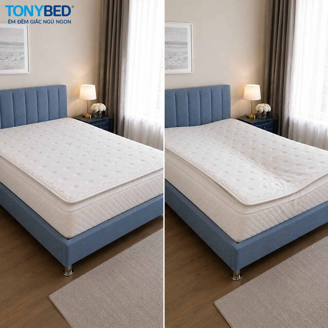 ưu nhược điểm nệm topper khi sử dụng