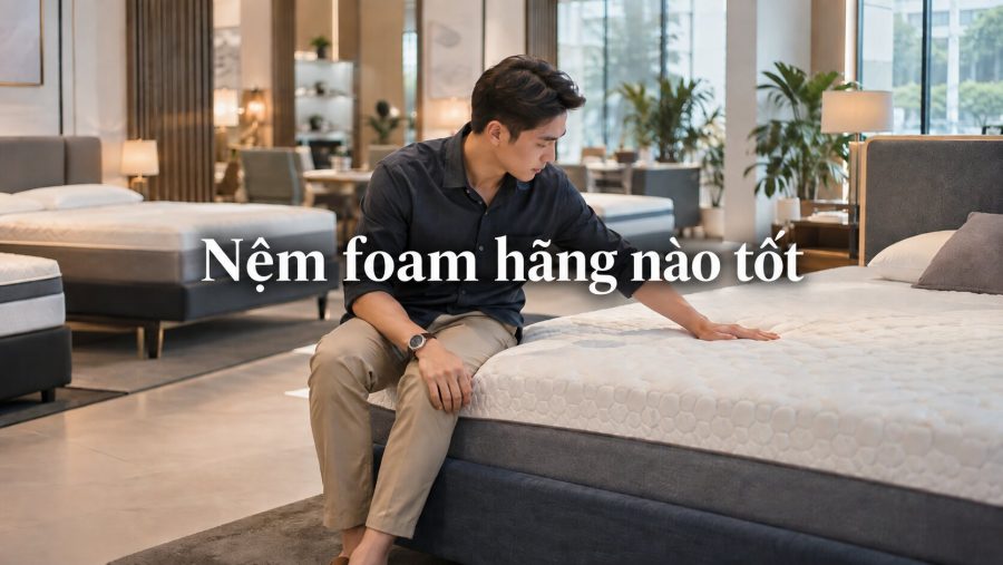 Nệm foam hãng nào tốt