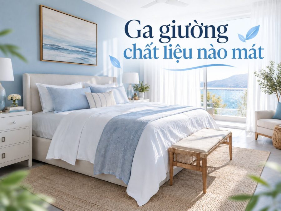 ga giường chất liệu nào mát