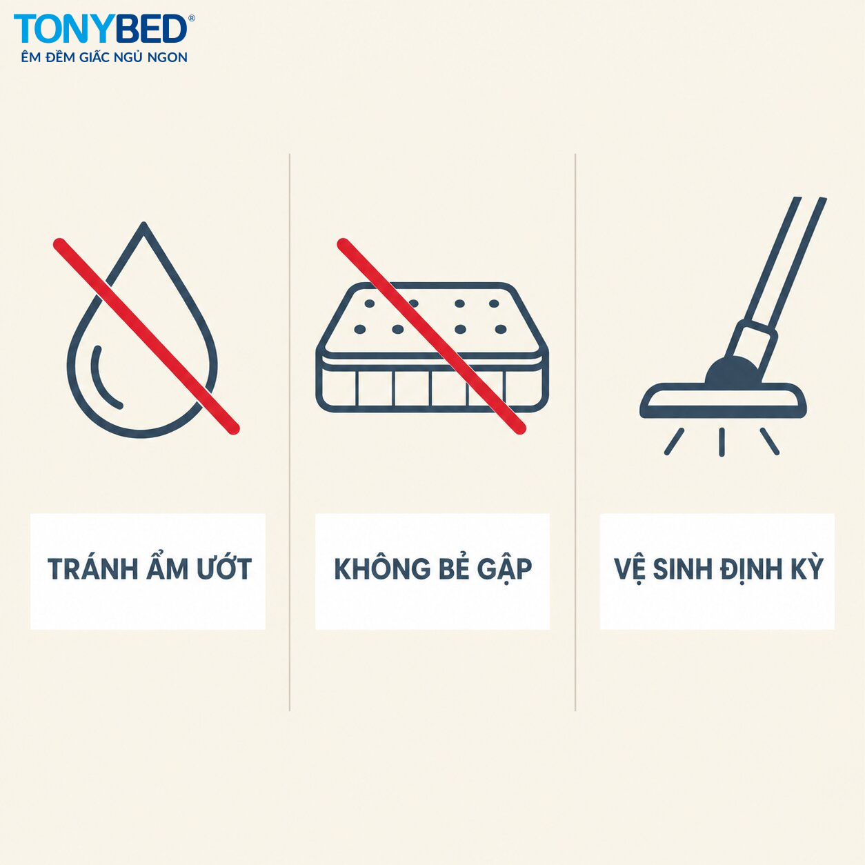 Hướng dẫn bảo quản nệm Foam đúng cách giúp hạn chế xẹp lún