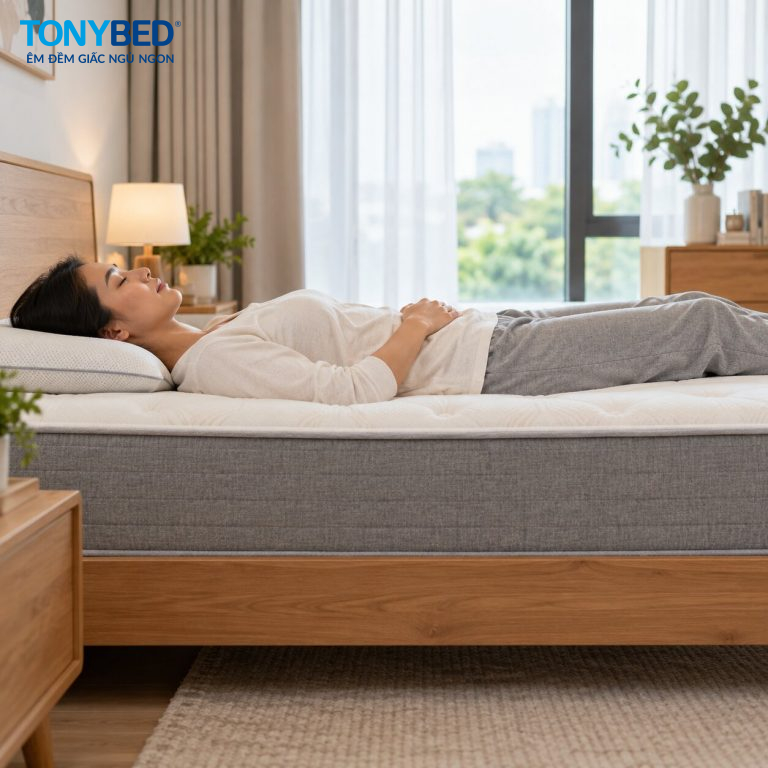Đau lưng nên nằm nệm cứng hay mềm