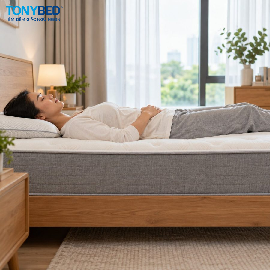 Đau lưng nên nằm nệm cứng hay mềm